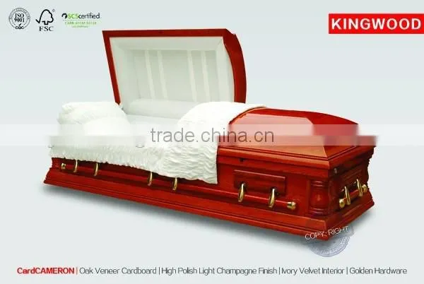 Caskets to Assemble CardCAMERON Wood Casket Cardboard Casket