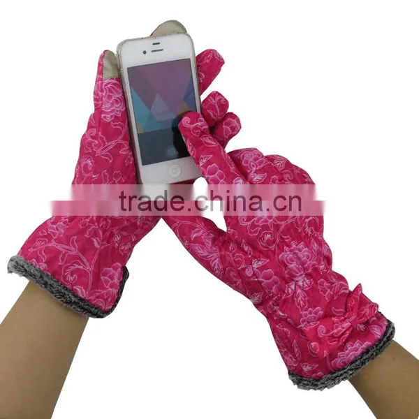 Conductive Thread Touch Finger Gloves photo-4