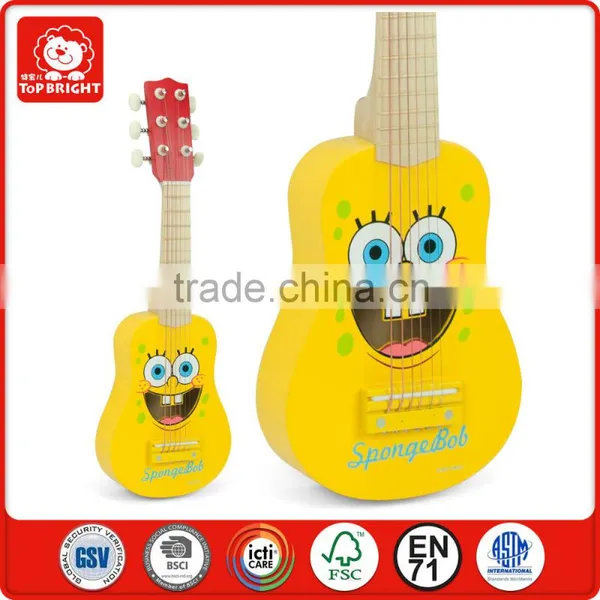 kids educational music toys Six-string guitar play fuuny wooden musical instruments guitar global musical instruments guitar