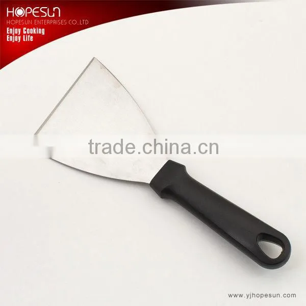 New Design Stainless Steel BBQ Spatula Pizza Cutter Spatula With Plastic Handle photo-2