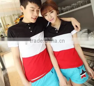 Low Price Cotton Striped Wholesale Polo Shirt for Couple Polo Shirt Import photo-3
