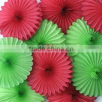 Wedding Decoration Product Tissue Paper Fan,paper Fan for All Festival Decor photo-4