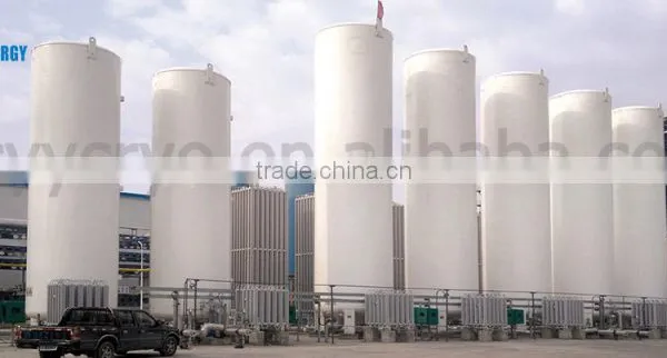 25000L 8Bar Vertical Cryogenic Liquid Oxygen Nitrogen Argon Co2 Storage Tank photo-2
