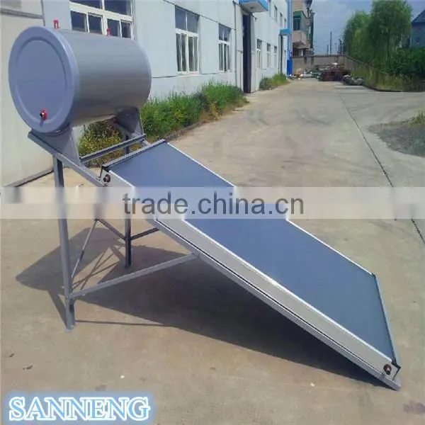 2016 China Flat Panel Solar Hot Water Heater With Blue Chorme Collector Quality Choice photo-2