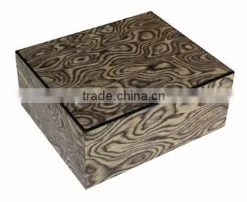 Exquisite Las Vegas Natural Veneer With Rich High Gloss Finish Wooden Christmas Chocolate Box