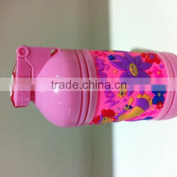 Promotional 2016 New Design Dome Lid Lovely Kids Bottle With Straw 350ml photo-2