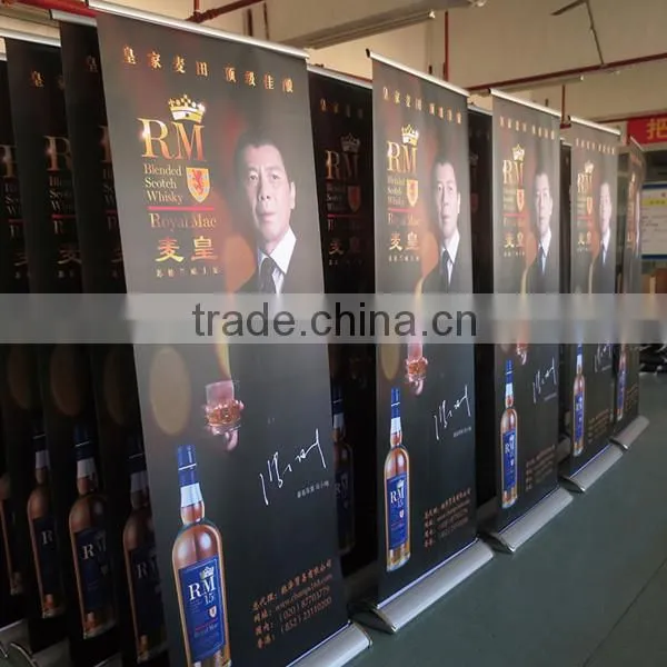High Quality Display Scrolling Roll up Banner Stand for Exhibition Equipment