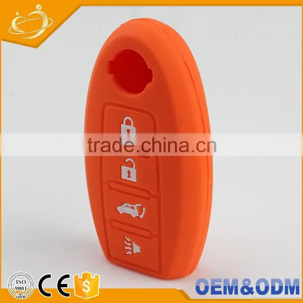 2016 Promotional Colorful Remote Key 4 Button Universal Smart Key Shell Silicone Case photo-2