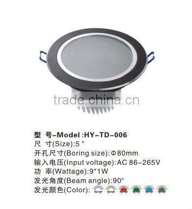9w Led Led Downlight Ceiling Downlighting For Home Indoor Lighting