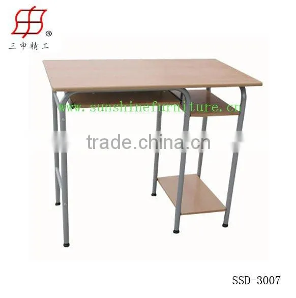 Wooden Computer Table Design With ISO9001 Certificate photo-3