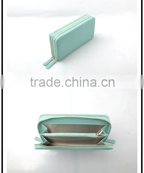 New Promotional Top Italy Leather Cover Plastic Slots Silm Card Holders