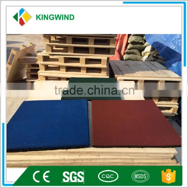 Gym Rubber Flooring/15mm-50mm Rubber Flooring Tile/rubber Floor Mat photo-3
