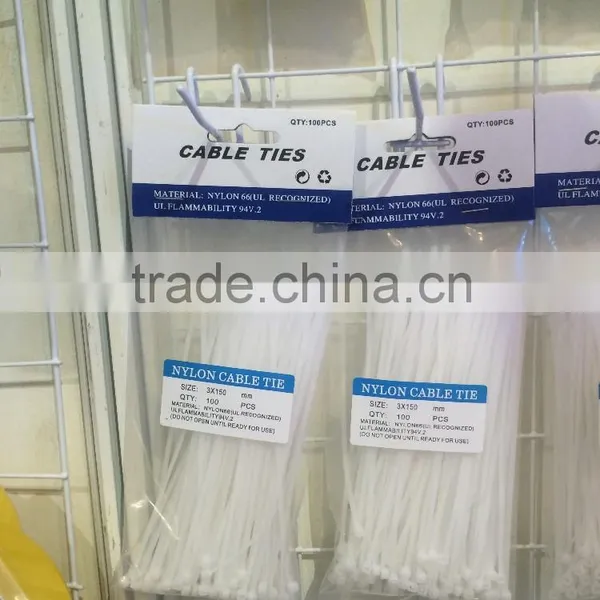 Hot Selling Nylon Cable Ties /wrap Ties 3*200 photo-5