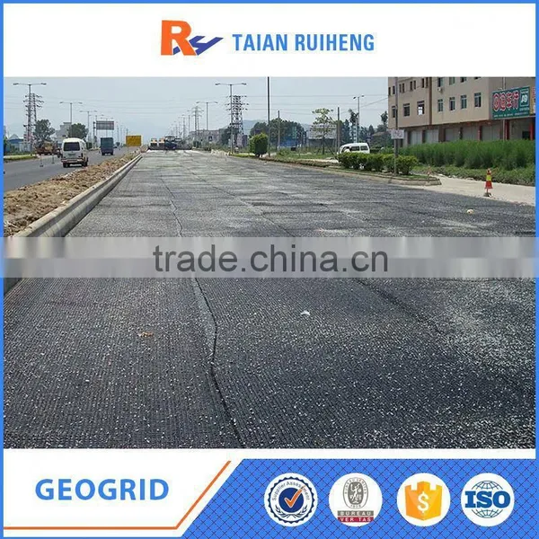 Fiberglass Geogrid 100kn 40*40 Mm Grid Big Grid photo-2