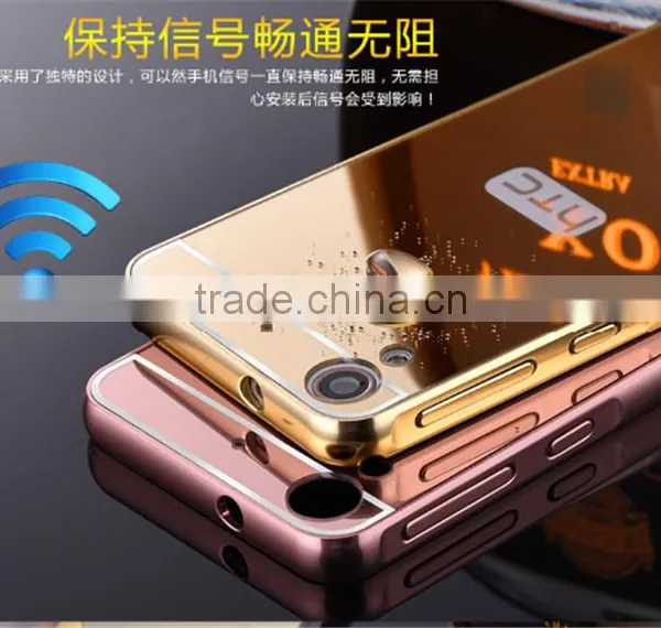 2016 High Quality Luxury Aluminium Mirror Cover Mobile Phone Custom Case For HTC Desire 826 photo-4