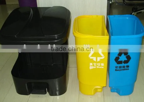 BT20S 20liter Recycled 2 Compartment Trash Bin photo-4