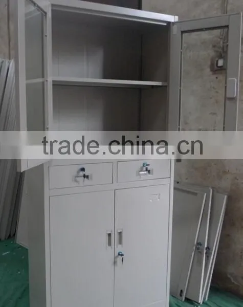 Office Steel Folding Storage File Cupboard With Two Drawer photo-2