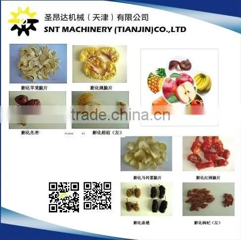 Hot Crispy Turgid Fresh Fruits & Vegetable Chips Production Line