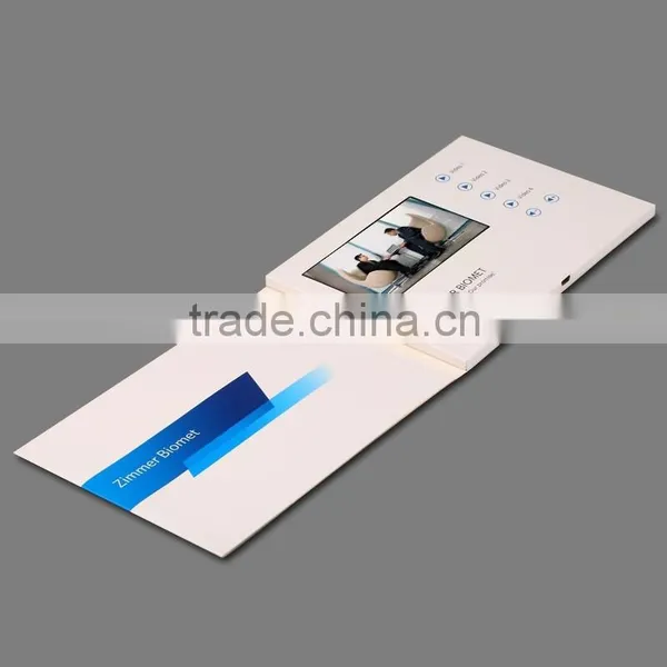 China Luxury Handmade Cards, Lcd Video Brochure Cards photo-4
