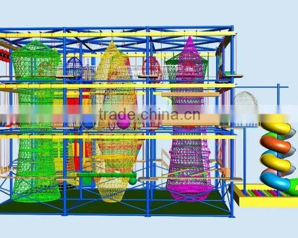 2016 New Outdoor Playground Equipment High Ropes Course Adventure Quality Choice photo-4