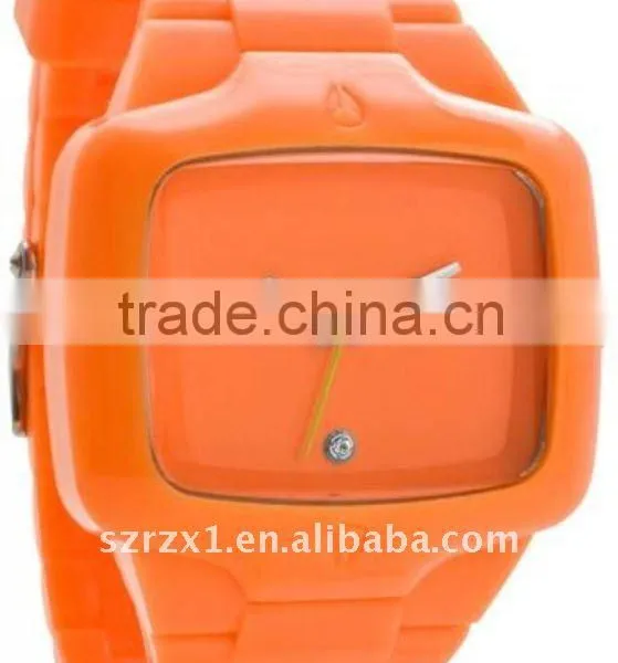 2013 Square Silicone Watch