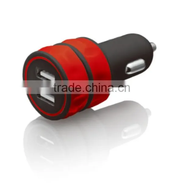 2.1/3.1Amp Dual USB Car Charger for Apple and Android Devices(Black) photo-5