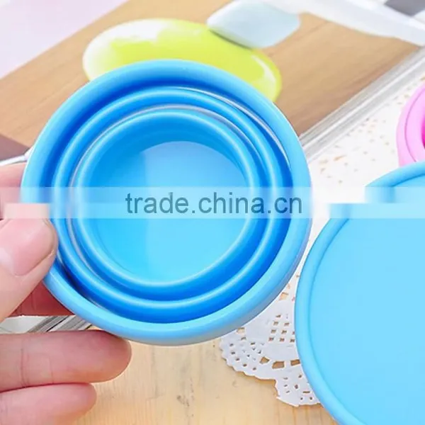 Healthy Life FDA Grade Silicone Folding Cup for Gift Collapsible Silicone Cup photo-3