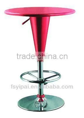 1 Wholesales Colored Adjustable Round Plastic Bar Table YT17 photo-3