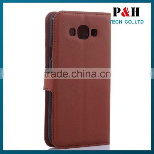 Shenzhen Manufacturer Leather Flip Case for Samsung Galaxy e7 photo-5