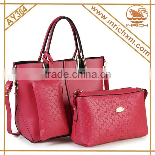 Handbags Women Fashion Bags Ladies Handbag Sets 3PCS in 1 Designer Handbag OEM Bag Factory Made in Quality Choice photo-2
