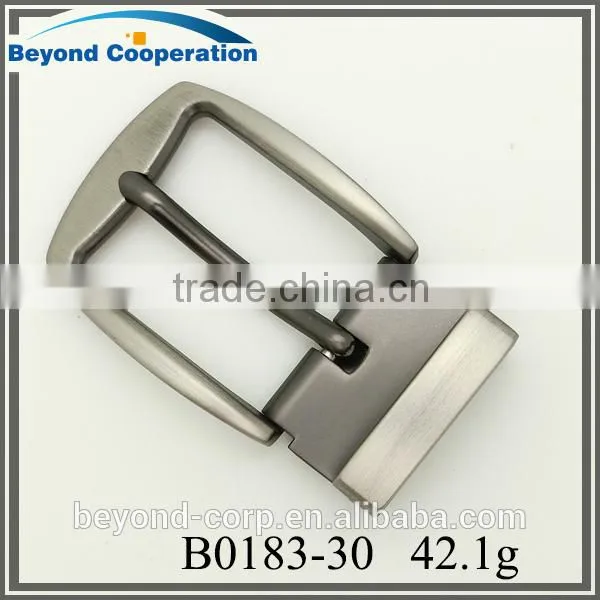Zinc Alloy Die-casting Matte Black Gun Pretecting Coating Pin Belt Buckle photo-6