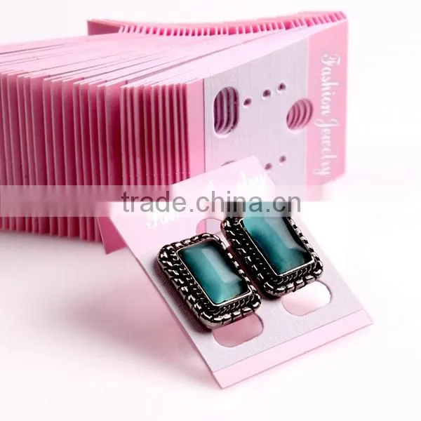 Acrylic custom earring cards with logo