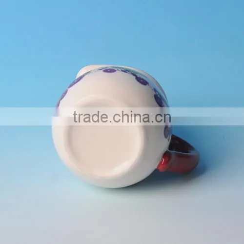 Decorative Ceramic Milk Jug With Santa Claus/tree/horse Painting photo-4