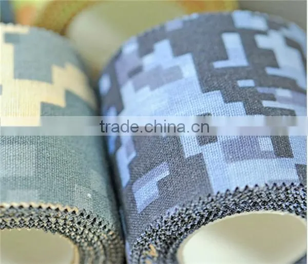 Mix Color Army Insulated Cotton Self Adhesive Tape Camo Camouflage Fabric Tape 4.5cm x 5M (length) photo-3