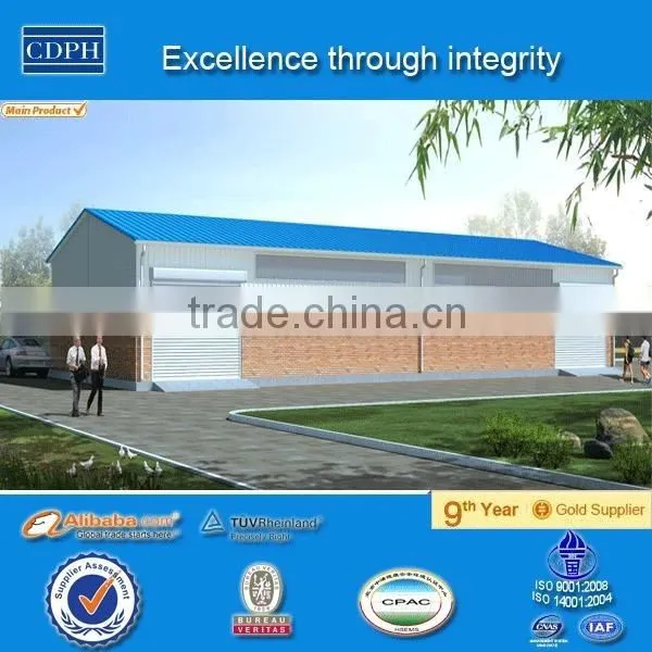 Double Slope Roof Prefab Steel House With Sandwich Panel Cheap Price Quality Choice photo-2