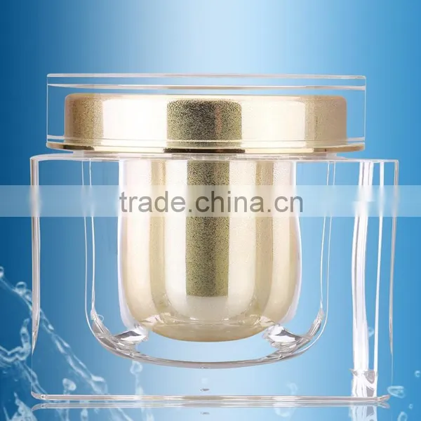 200g Square Acrylic Cream Jar