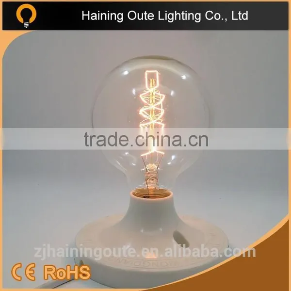 G80/G95/G125 Global Edison Bulbs 40W E27 Vintage Tungsten Lamps