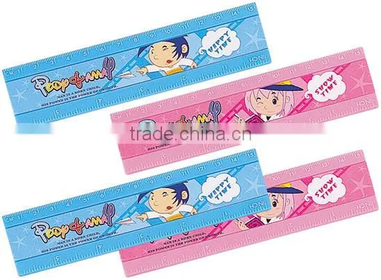 Cheap Price Non-toxic 15cm Plastic Scale Ruler photo-3