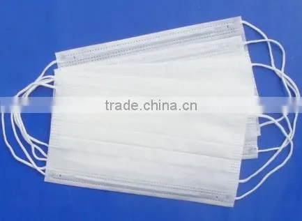 White Green Disposable Face Mask photo-2