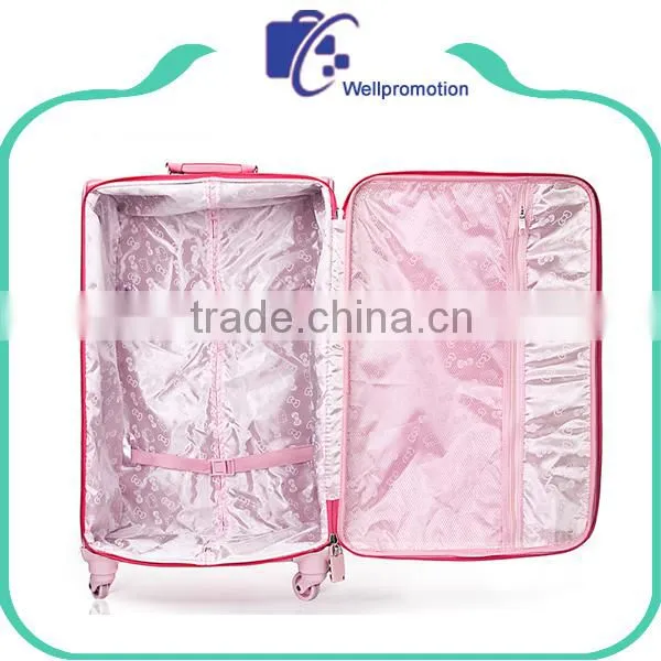 Custom Print Cute Trolley Kids Luggage With Wheels photo-6
