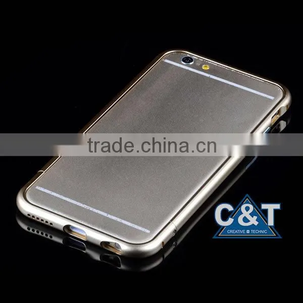 C&T Premium Silver Aluminum Metal Bumper Frame Case for Apple IPhone 6 (4.7-inch) , For IPhone 6 Iron Bumper photo-4