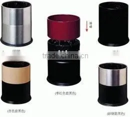 Outdoor Stainless Steel Metal Ash Bin/rubbish Bin/waste Bin GP-024A With Double Layers