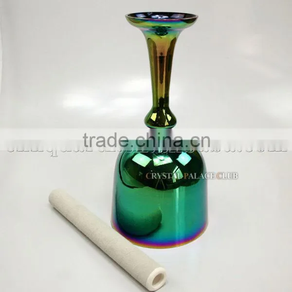 Plated Titanium Quartz Crystal Singing Grail With Handle or Stand and Seven Color photo-2