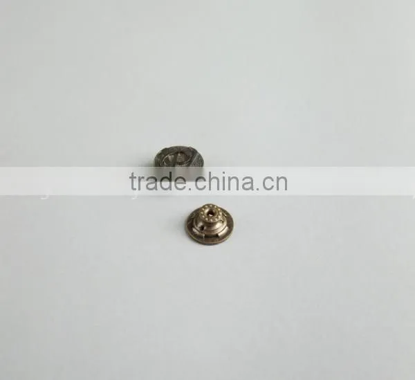 High Quality Custom Design Metal Jeans Button photo-3