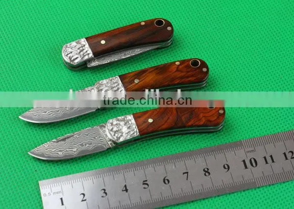 Cocobolo Mini Pocket Knife Folding Knife UD402103 photo-6