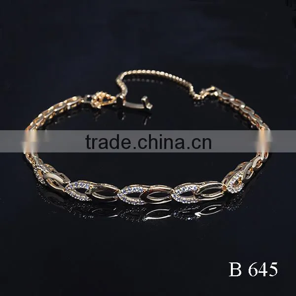 Hot-selling 925 Silver Zircon Tennis Chain Fashion Bracelet photo-3