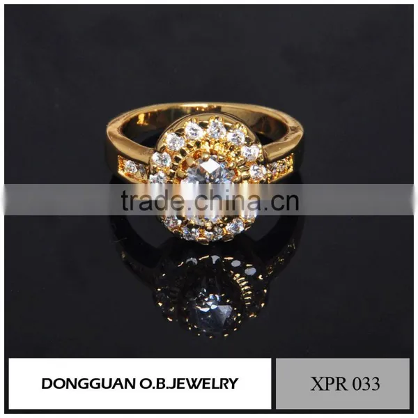 2016 Trending Latest Wedding Designs Gold Jewelry Diamond Rings for Women photo-6
