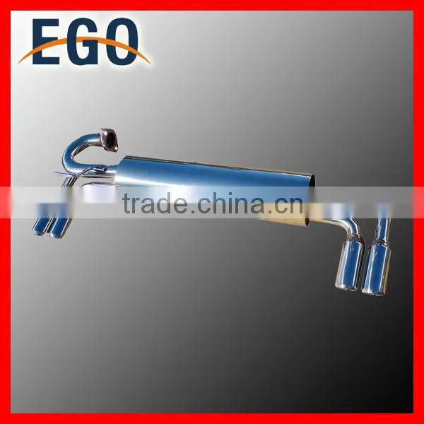STAINLESS STEEL EXHAUST CATBACK 2" TIP MUFFLER 85-89 TOYOTA MR2 W10 AW10 4A-GE
