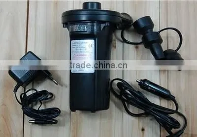HY-JY-024 50W Portable Electric Air Pump DC 12V/AC 220V Inflator Air Pump photo-4