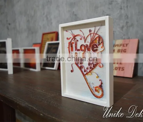 Wooden Vintage Style Sign - Wall Decoration WQ-023 photo-2
